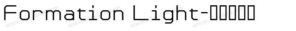 Formation Light字体转换